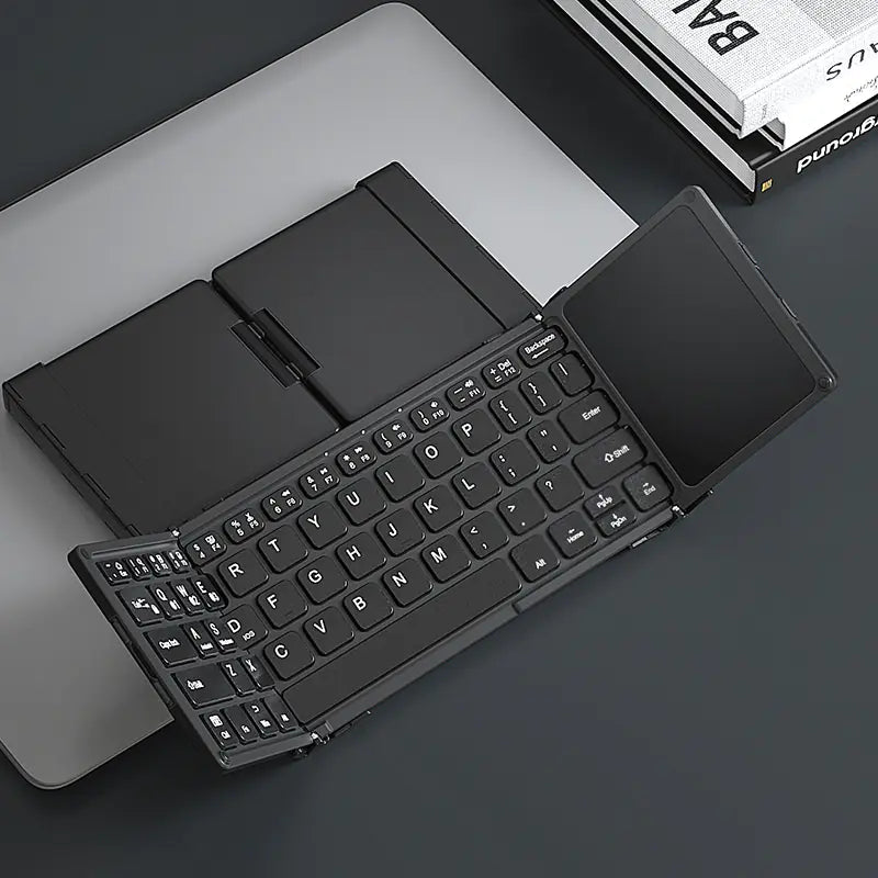 Wireless Bluetooth Folding Mini Keyboard with Touchpad
