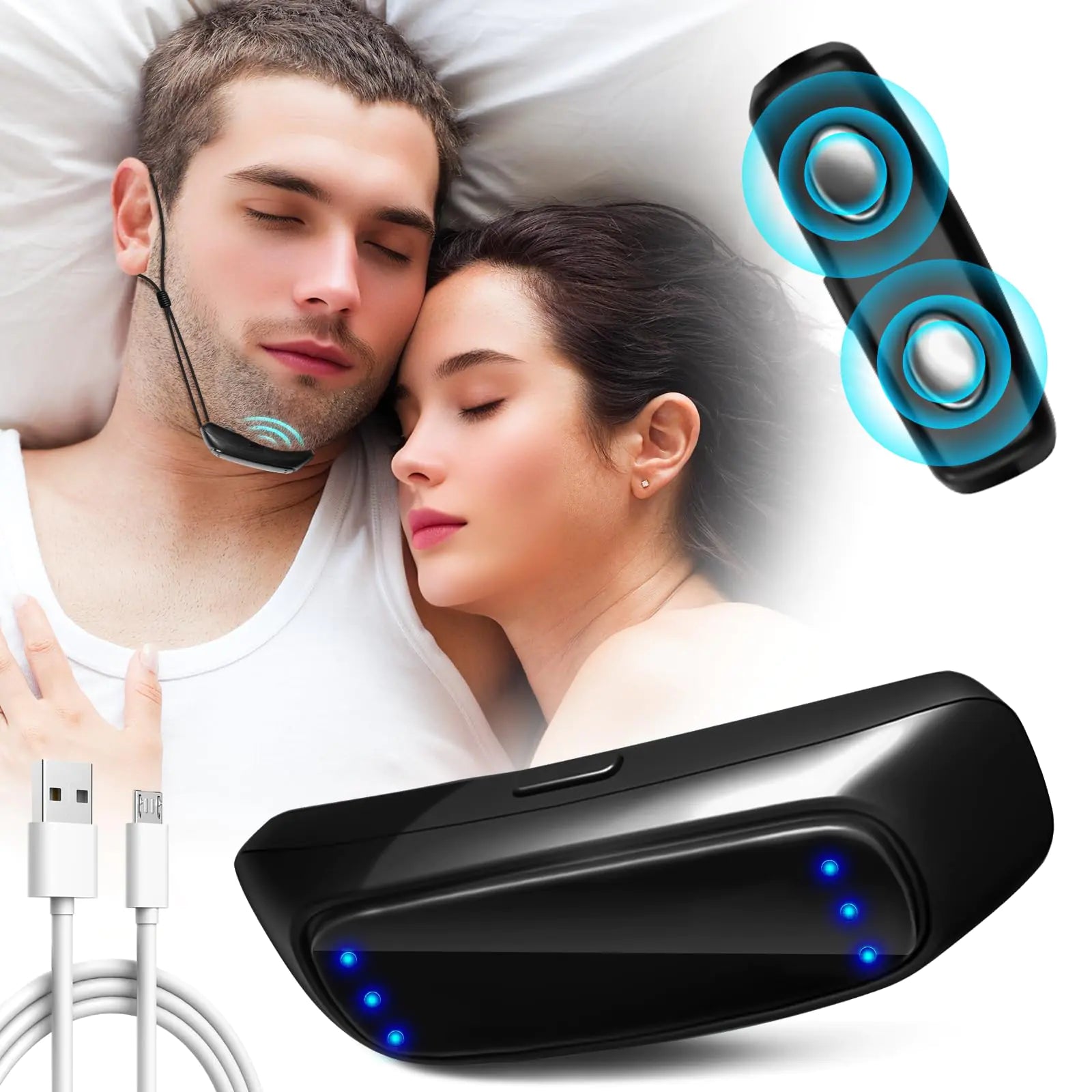 Electric Anti-Snoring Device with Smart Pulse Tech