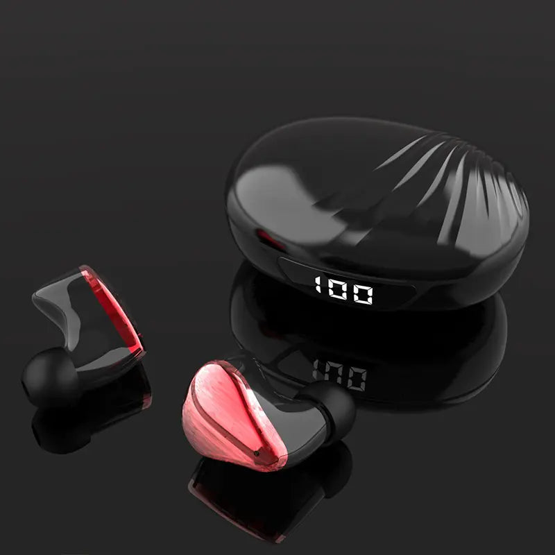 TWS In-Ear Stereo Headphones with LED Display & Noise Reduction