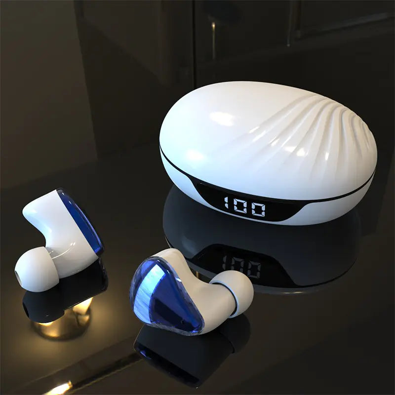 TWS In-Ear Stereo Headphones with LED Display & Noise Reduction