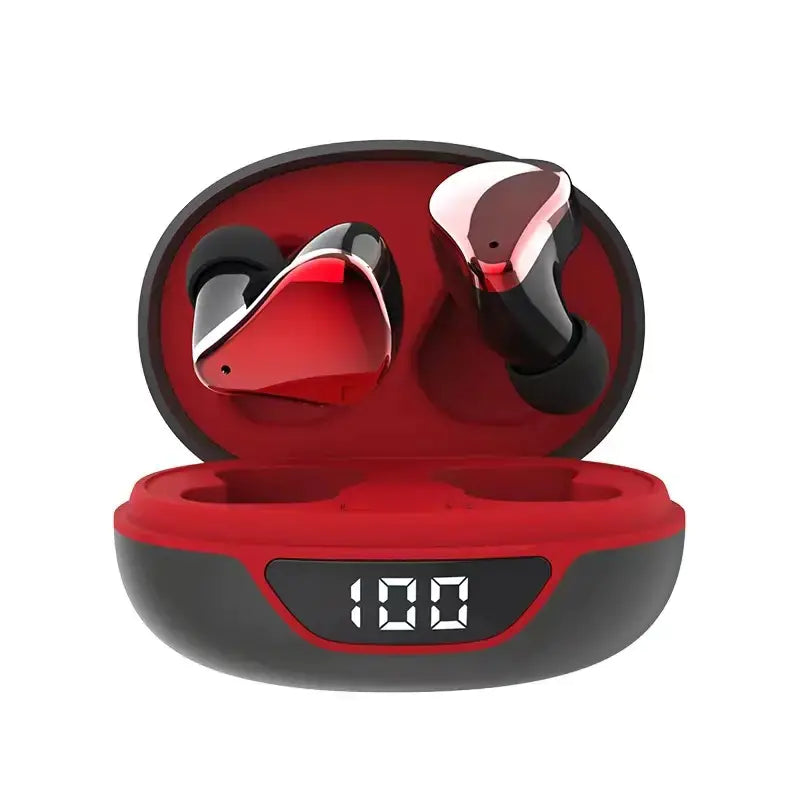 TWS In-Ear Stereo Headphones with LED Display & Noise Reduction