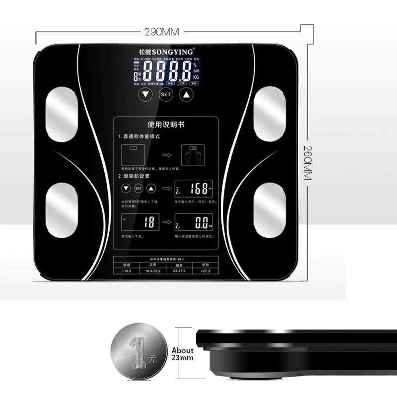 Multi-Functional Body Fat Scale for Home Use