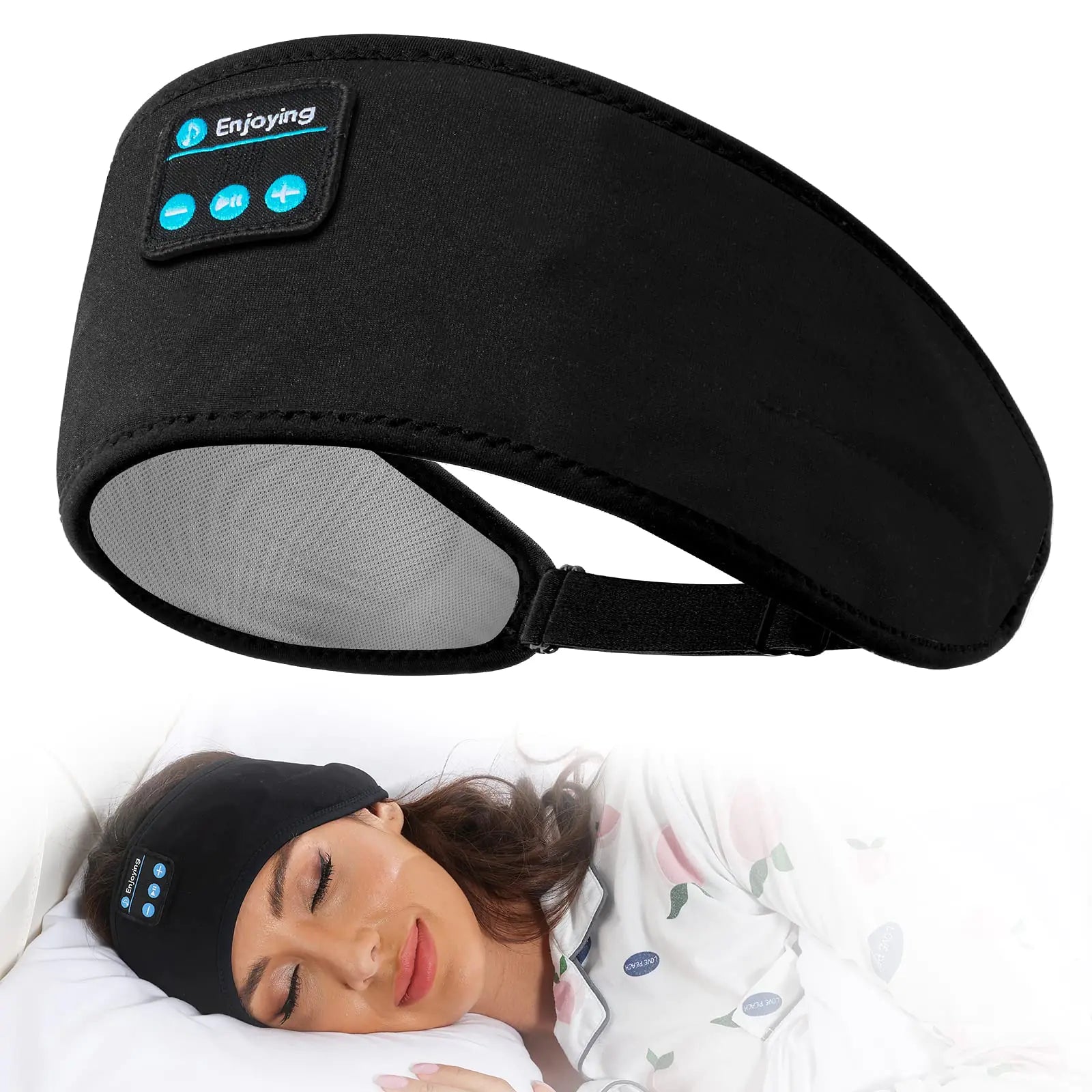 Perytong Bluetooth Sleep Headband Headphones
