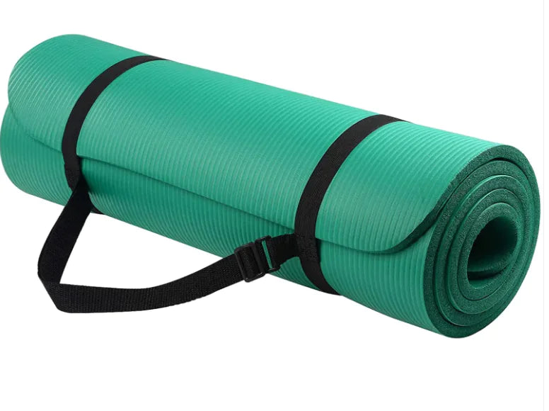striped yoga mat for fitness 
