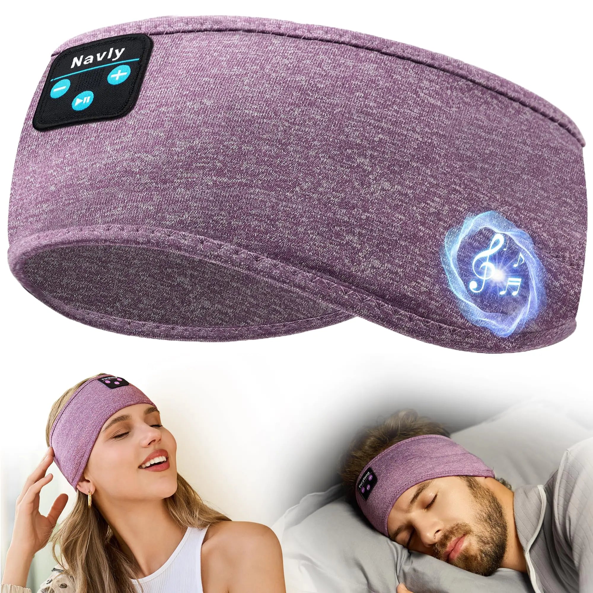 Navly Bluetooth Sleep Headband with HD Speakers